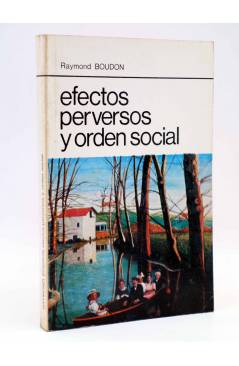 Cubierta de LA RED DE JONAS. EFECTOS PERVERSOS Y ORDEN SOCIAL (Raymond Boudon) Premia 1980