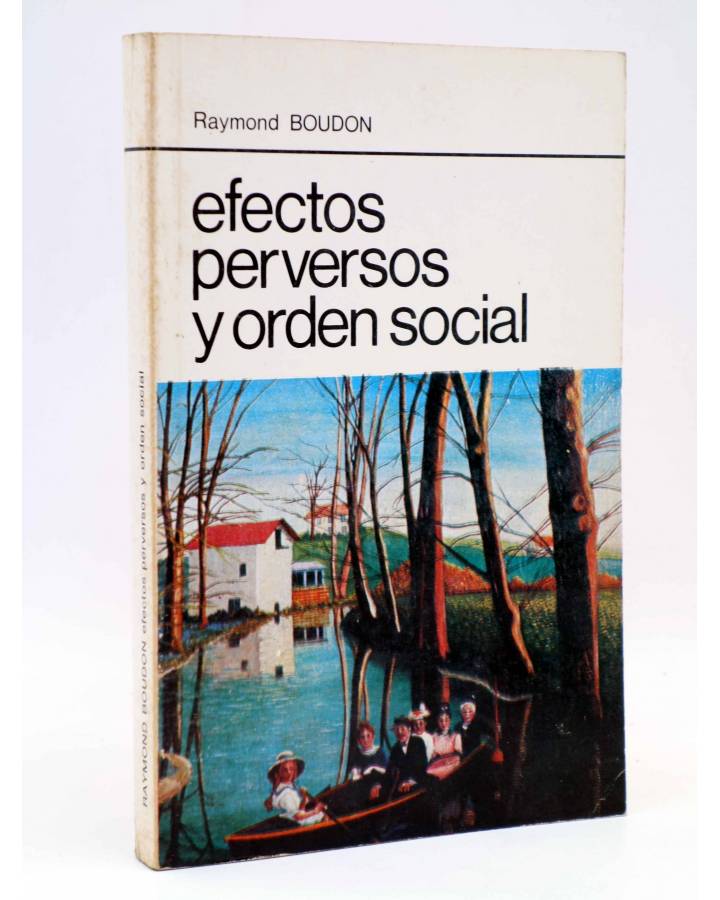 Cubierta de LA RED DE JONAS. EFECTOS PERVERSOS Y ORDEN SOCIAL (Raymond Boudon) Premia 1980