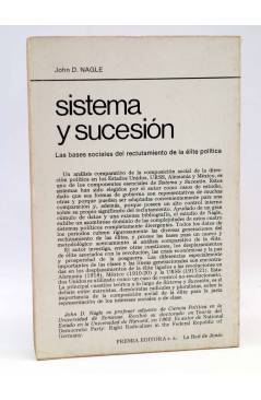 Contracubierta de LA RED DE JONAS. SISTEMA Y SUCESIÓN (John D. Nagle) Premia 1979