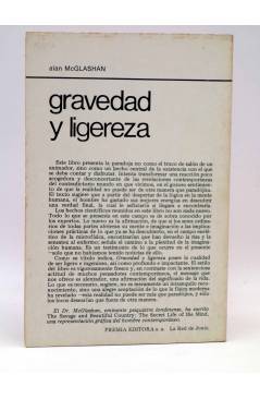 Contracubierta de LA RED DE JONAS. GRAVEDAD Y LIGEREZA (Alan Mcglashan) Premia 1979