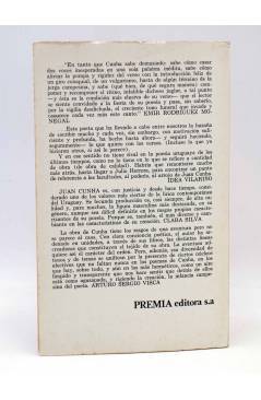 Contracubierta de LIBROS DEL BICHO 17. ENVESES Y OTROS REVESES (Juan Cunha) Premia 1980