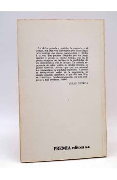 Contracubierta de LIBROS DEL BICHO 27. DISCERNIMIENTO 1971-1979 (Cecilia Bustamante) Premia 1982