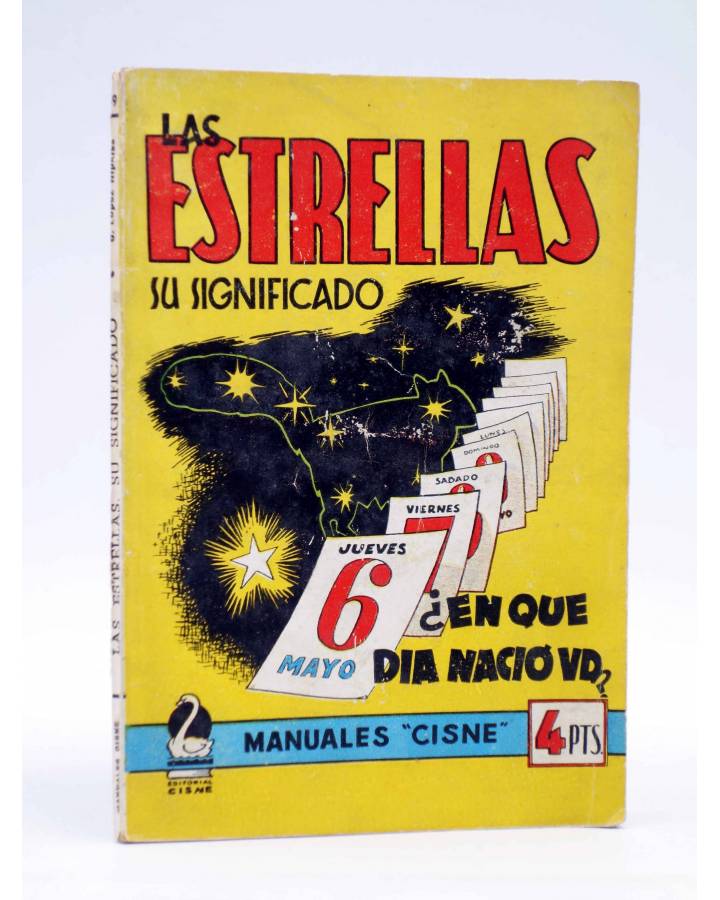 Cubierta de MANUALES CISNE 69. LAS ESTRELAS. SU SIGNIFICADO (Guillermo López Hipkiss) Cisne Circa 1960
