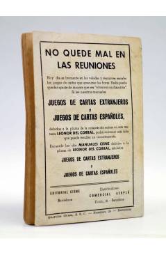 Contracubierta de MANUALES CISNE 69. LAS ESTRELAS. SU SIGNIFICADO (Guillermo López Hipkiss) Cisne Circa 1960