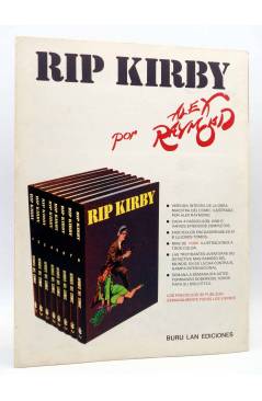 Contracubierta de HEROES DEL COMIC. RIP KIRBY 9 (Alex Raymond) Buru Lan 1973