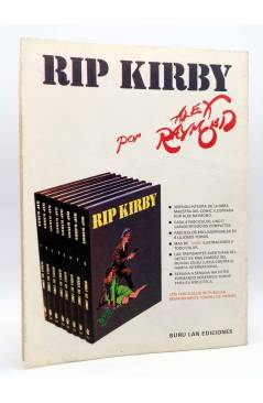 Contracubierta de HEROES DEL COMIC. RIP KIRBY 20 (Alex Raymond) Buru Lan 1973