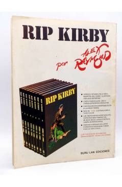 Contracubierta de HEROES DEL COMIC. RIP KIRBY 21 (Alex Raymond) Buru Lan 1973