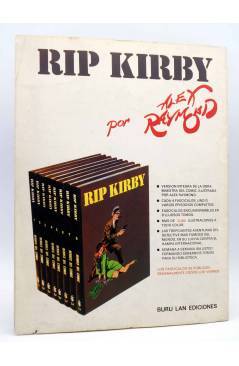 Contracubierta de HEROES DEL COMIC. RIP KIRBY 22 (Alex Raymond) Buru Lan 1973