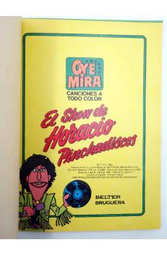 Muestra 1 de OYEMIRA OYE MIRA 3. EL SHOW DE HORACIO PINCHADISCOS (Vvaa) Bruguera / Belter 1981. CON 4 CROMOS