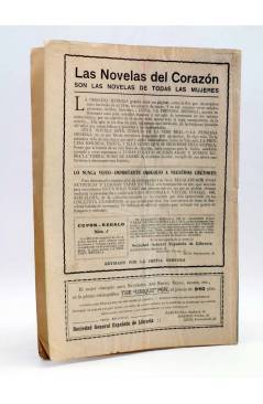 Contracubierta de LAS NOVELAS DEL CORAZÓN. LA PRINCESA MENDIGA 3 (Hugo De América) Vecchi Circa 1920