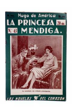 Muestra 1 de LAS NOVELAS DEL CORAZÓN. LA PRINCESA MENDIGA 43 (Hugo De América) Vecchi Circa 1920
