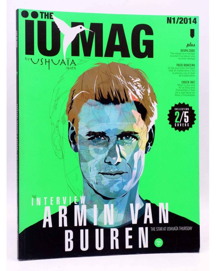 Cubierta de REVISTA THE IU MAG BY USHUAIA 1. INTERVIEW ARMIN VAN BUUREN (Vvaa) Ushuaia Ibiza 2014