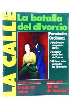 Cubierta de REVISTA LA CALLE 134. LA BATALLA DEL DIVORCIO (Vvaa) Cultura y Prensa 1980. TRANSICIÓN