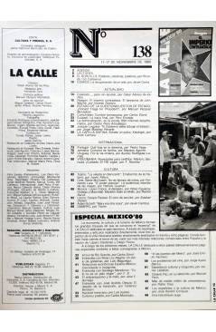 Muestra 1 de REVISTA LA CALLE 138. ESPECIAL MÉXICO 80. (Vvaa) Cultura y Prensa 1980. TRANSICIÓN