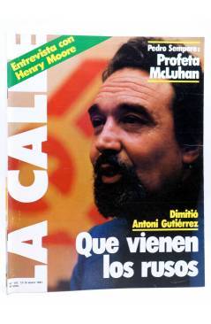 Cubierta de REVISTA LA CALLE 147. QUE VIENEN LOS RUSOS. HENRY MOORE (Vvaa) Cultura y Prensa 1981. TRANSICIÓN