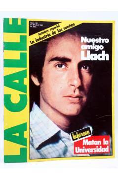 Cubierta de REVISTA LA CALLE 161. NUESTRO AMIGO LLUIS LLACH (Vvaa) Cultura y Prensa 1981. TRANSICIÓN