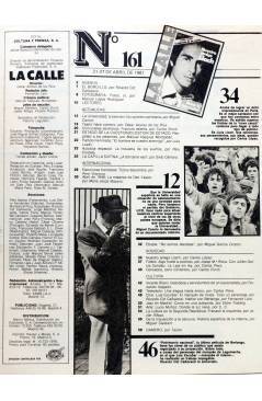 Muestra 1 de REVISTA LA CALLE 161. NUESTRO AMIGO LLUIS LLACH (Vvaa) Cultura y Prensa 1981. TRANSICIÓN