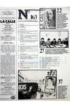 Muestra 1 de REVISTA LA CALLE 163. EL CHALANEO DE FRANCO (Vvaa) Cultura y Prensa 1981. TRANSICIÓN