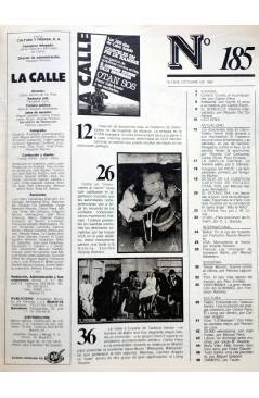 Muestra 1 de REVISTA LA CALLE 185. CÁRCELES EN PIE DE HAMBRE (Vvaa) Cultura y Prensa 1981. TRANSICIÓN