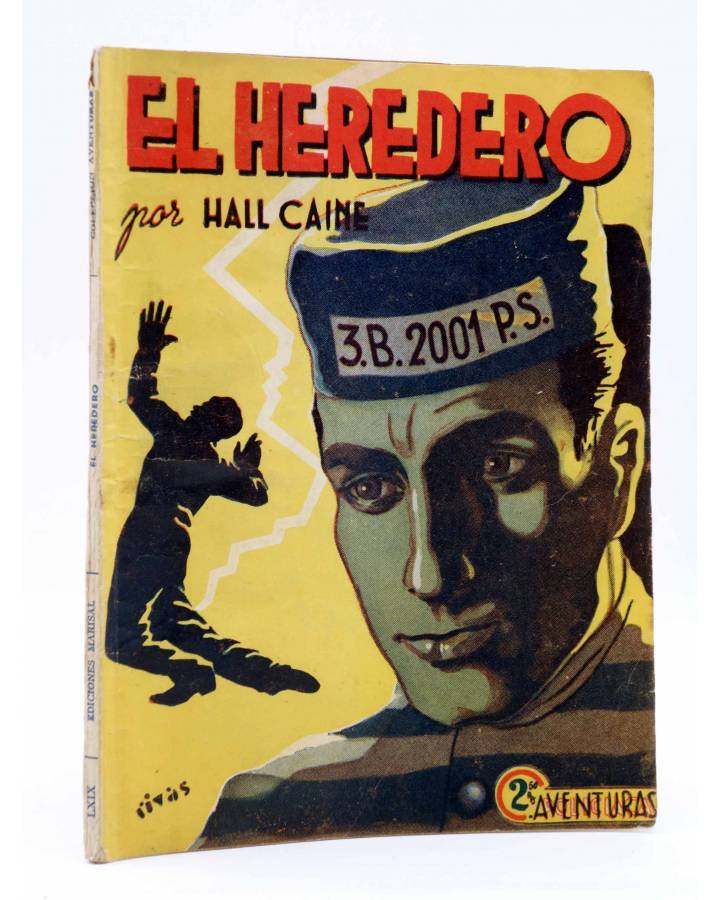 Cubierta de COLECCIÓN AVENTURAS - POLICIACA 69. EL HEREDERO (Hall Caine) Marisal 1941