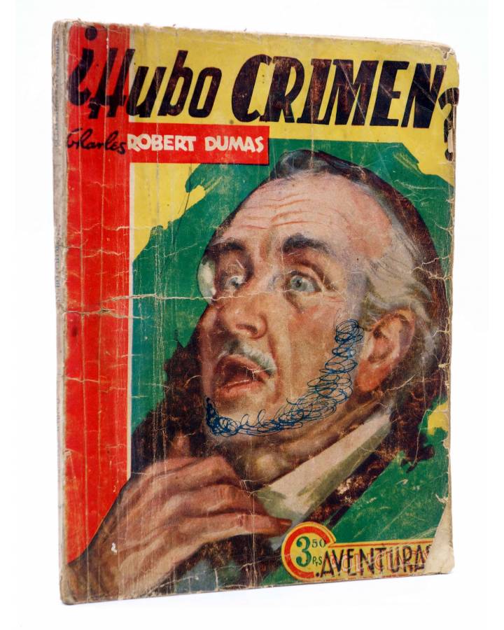 Cubierta de COLECCIÓN AVENTURAS - POLICIACA 91. ¿HUBO CRIMEN? (Charles Robert Dumas) Marisal 1942