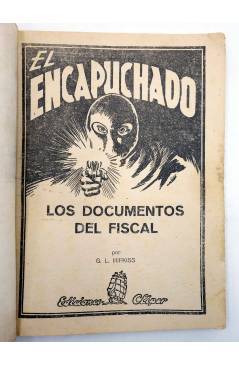 Muestra 1 de EL ENCAPUCHADO 13. LOS DOCUMENTOS DEL FISCAL (Guillermo López Hipkiss) Cliper 1947