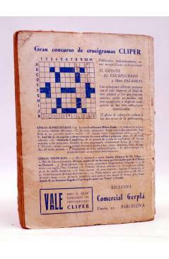 Contracubierta de EL ENCAPUCHADO 26. LA MUERTE SINTÉTICA (Guillermo López Hipkiss) Cliper 1947