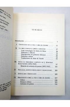 Muestra 1 de BIBLIOTECA DE PENSAMIENTO 52. AZORÍN: GUÍA DE LA OBRA COMPLETA (E. Inman Fox) Castalia 1992