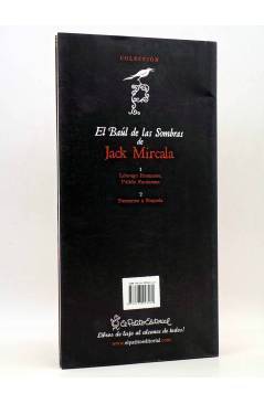Contracubierta de EL BAÚL DE LAS SOMBRAS 2. DESCENSO A ESQUELA (Jack Mircala) El Patito 2012
