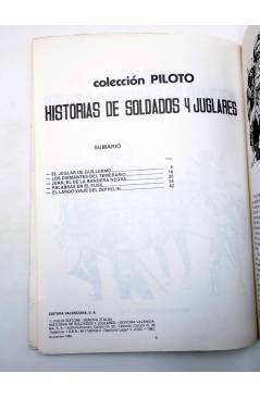 Muestra 2 de COLECCIÓN PILOTO 3. HISTORIAS DE SOLDADOS Y JUGLARES (Sergio Toppi / Milo Milani) Valenciana 1982