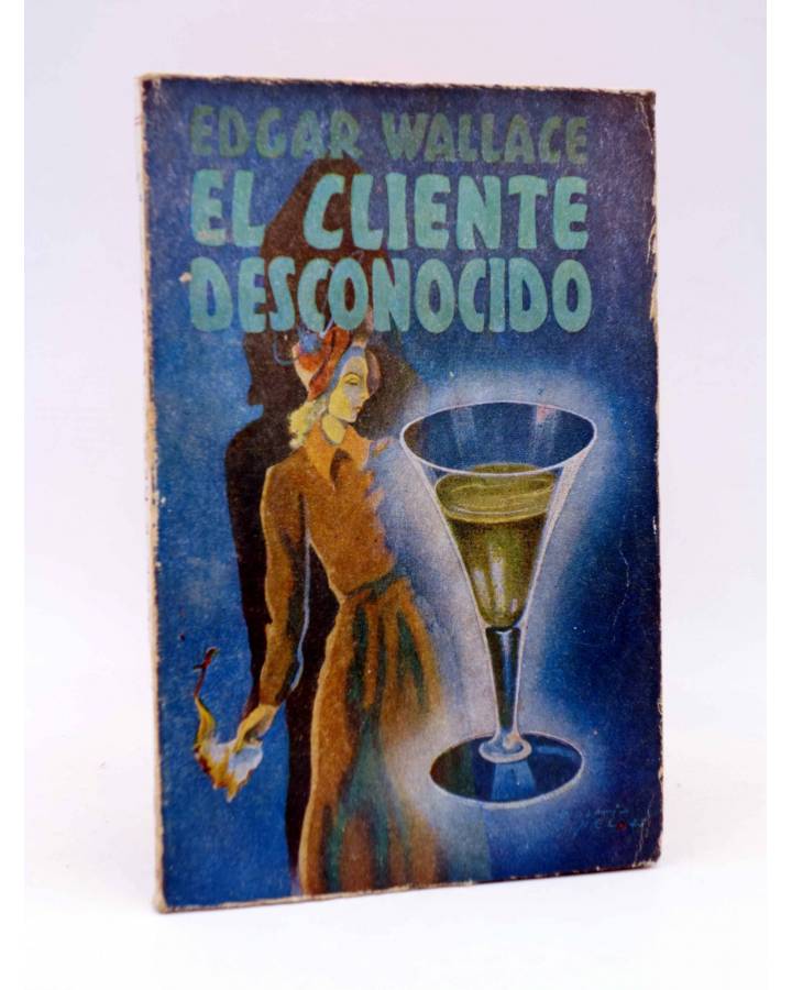 Cubierta de COLECCIÓN AVENTURAS. EL CIENTE DESCONOCIDO (Edgar Wallace) EPESA 1946