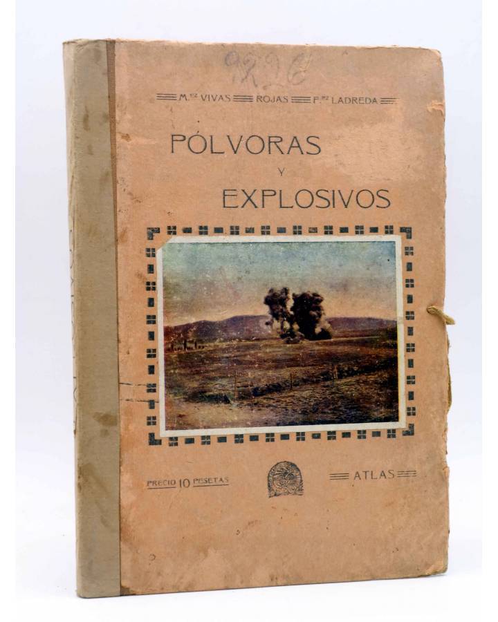 Cubierta de POLVORAS Y EXPLOSIVOS. ATLAS (MartíNez Vivas / Rojas / Fernández Ladreda) San Martín 1915