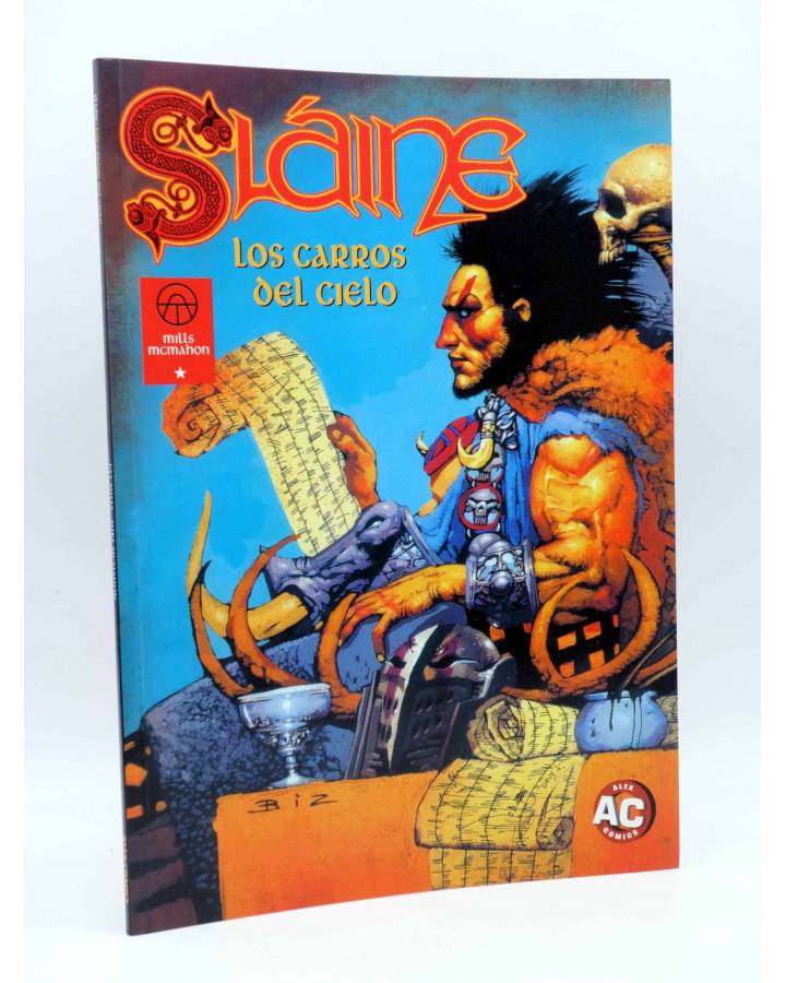 Cubierta de SLAINE: LOS CARROS DEL CIELO (Pat Mills / Mike Mcmahon) Alex Comics 2000