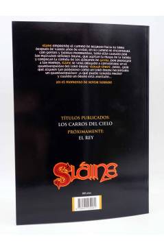 Contracubierta de SLAINE: LOS CARROS DEL CIELO (Pat Mills / Mike Mcmahon) Alex Comics 2000
