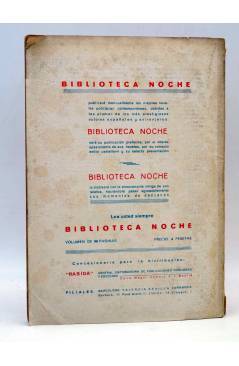 Contracubierta de BIBLIOTECA NOCHE 2. EL CASO DE LA ESFINGE (D.L. Mayert) Antares 1943. DIFICIL