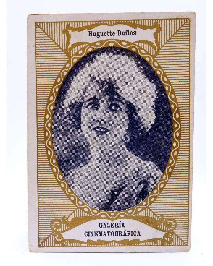 Cubierta de CROMO GALERÍA CINEMATOGRÁFICA Serie A nº 2. HUGUETTE DUFLOS. Chocolates Riucord Circa 1930