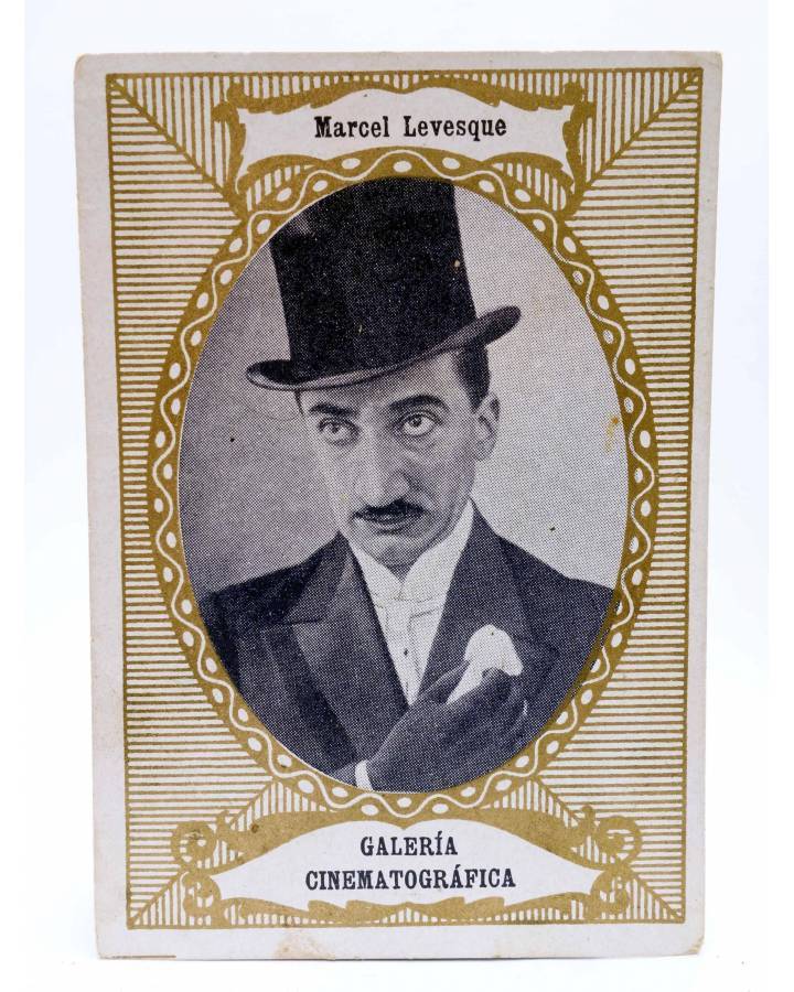 Cubierta de CROMO GALERÍA CINEMATOGRÁFICA Serie A nº 3. MARCEL LEVESQUE. Chocolates Riucord Circa 1930