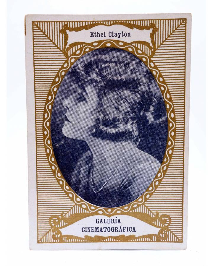 Cubierta de CROMO GALERÍA CINEMATOGRÁFICA Serie A nº 8. ETHEL CLAYTON. Chocolates Riucord Circa 1930