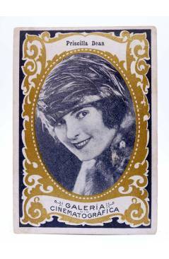 Cubierta de CROMO GALERÍA CINEMATOGRÁFICA Serie B nº 12. PRISCILLA DEAN. Chocolates Riucord Circa 1930