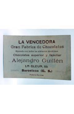 Contracubierta de CROMO ARTISTAS CINEMATOGRÁFICOS. BETTY BALFOUR. Alejandro Guillén Circa 1930