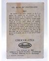 Contracubierta de CROMO GIL BLAS DE SANTILLANA XXII. Chocolates Amatller Circa 1930