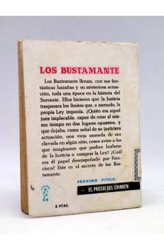 Contracubierta de LOS BUSTAMANTE 5. VUELVE EL TIGRE (J. Mallorquí) Cid 1962
