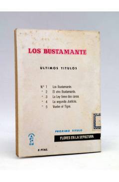 Contracubierta de LOS BUSTAMANTE 6. EL PRECIO DEL CRIMEN (J. Mallorquí) Cid 1962
