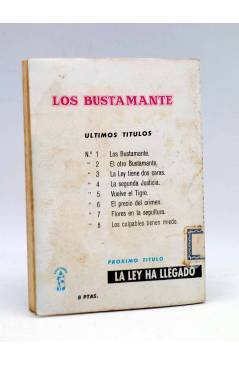 Contracubierta de LOS BUSTAMANTE 9. SOMBRAS A CABALLO (J. Mallorquí) Cid 1962