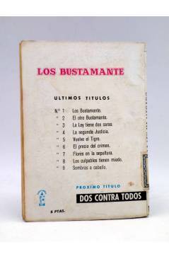 Contracubierta de LOS BUSTAMANTE 10. LA LEY HA LLEGADO (J. Mallorquí) Cid 1962