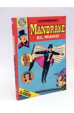 Cubierta de SERIE CLÁSICOS POCKET DE ASES 33. MANDRAKE EL MAGO (Lee Flak) Bruguera 1983