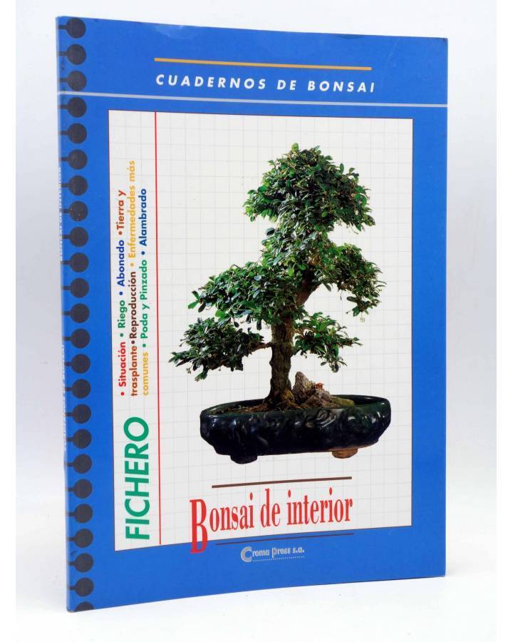 Cubierta de CUADERNOS DE BONSAI. BONSAI DE INTERIOR. (Jose María Miquel) Croma Press 1983