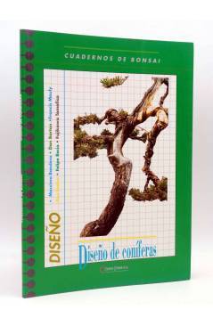 Cubierta de CUADERNOS DE BONSAI. DISEÑO CONÍFERAS (Dirección Editorial: Miguel Mas) Croma Press 1983