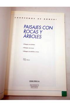 Muestra 1 de CUADERNOS DE BONSAI. PAISAJES CON ROCAS Y ÁRBOLES (Felipe Recio) Croma Press 1983