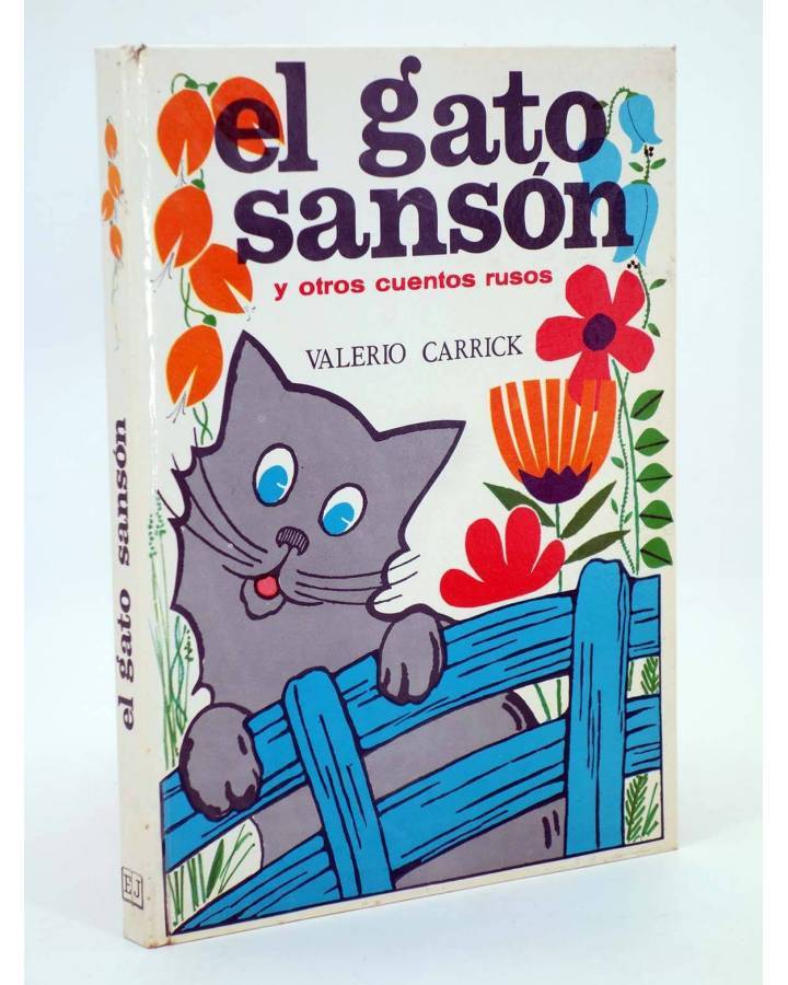 Cubierta de EL GATO SANSÓN Y OTROS CUENTOS RUSOS (Valerio Carrick) Juventud 1968